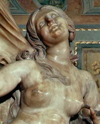 Wahrheit enthüllt durch die Zeit (Detail des Kopfes)
